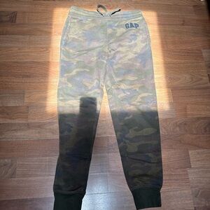 GAP Green Sweatpants Relaxed Fit Joggers
